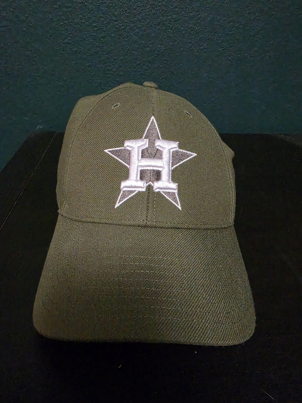 Astros Baseball Hat - Olive Green